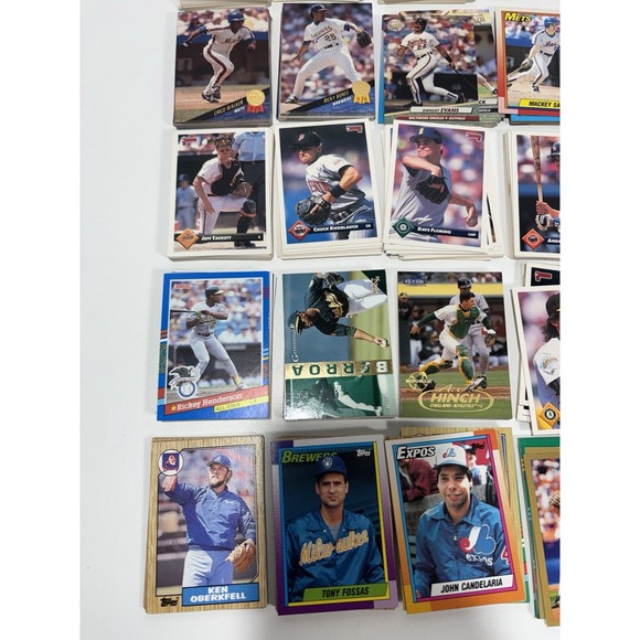 500 Baseball Card Lot from 1980s-1990s Huge MLB Mixed Variety Great Mix #12 - Picture 2 of 9